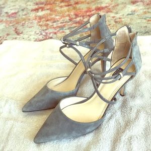 White House black market grey heels